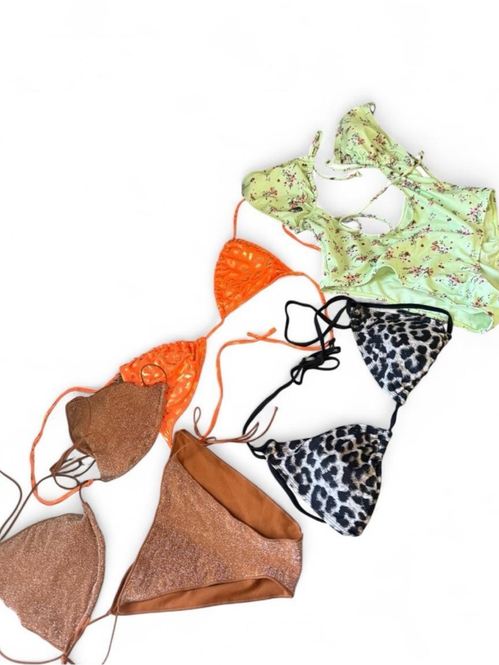 Womens Swimwear Bikini Bundle Sz L Various Brands Summer Beachwear